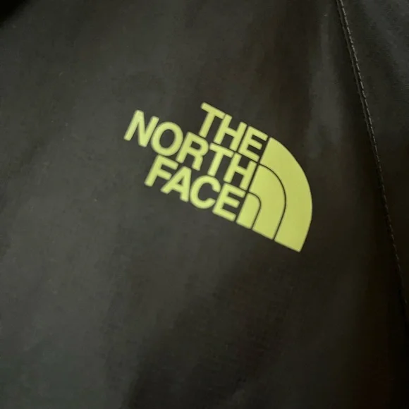 The North Face Black Jacket with Green Accents - Picture 3 of 4